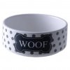 Yarro Miska ceramiczna dla psa Woof biała 0.3L